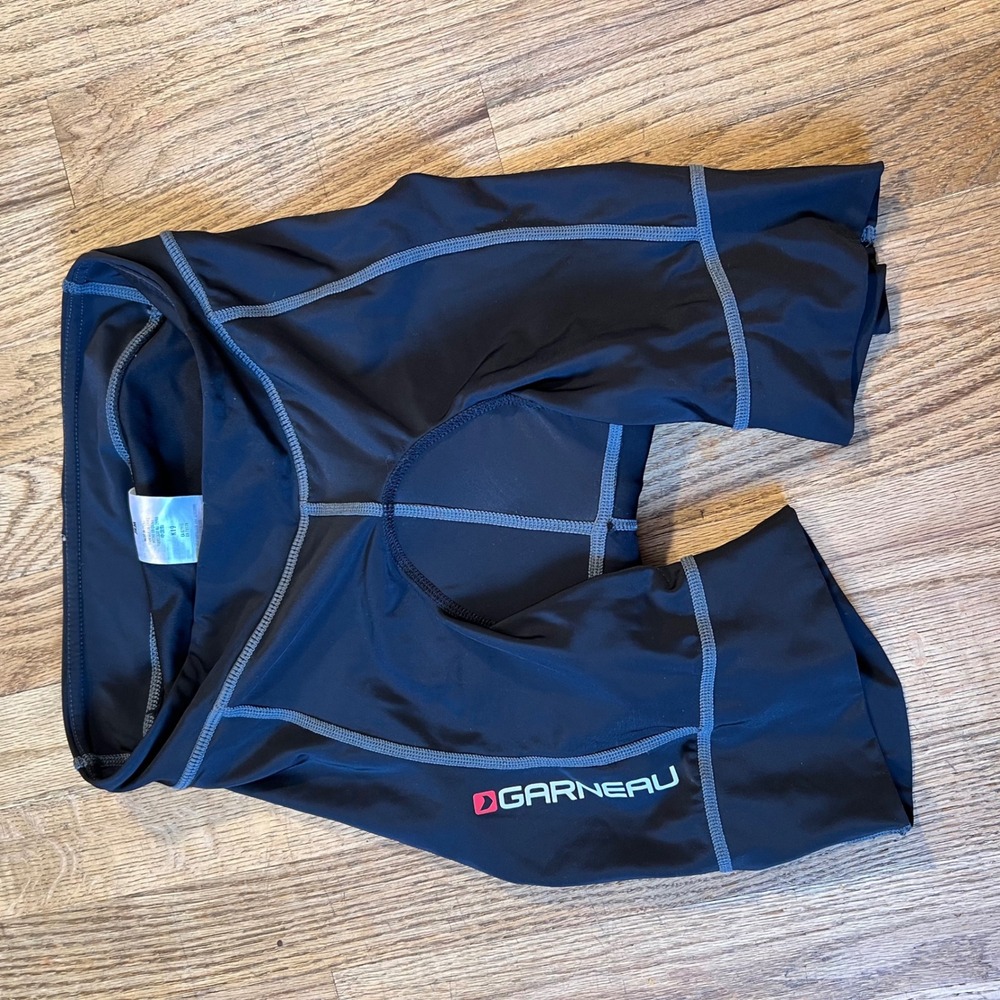 Louis Garneau Junior Padded Cycling Shorts Black Grey JRM 1050497